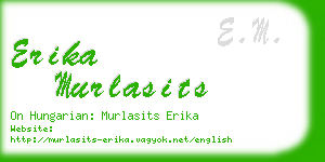 erika murlasits business card